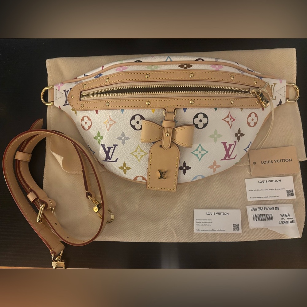 COPY - Recently released. LV Murakami HighRise Bum Bag Limited Edition